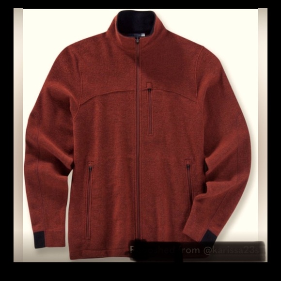 ibex Other - Ibex Scout Jura Merino Wool Bucle Jacket full zip sweater beautiful red brick XL